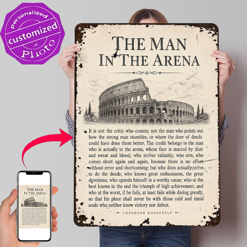 Retro Gaming Quotes - The Man in the Arena Quote