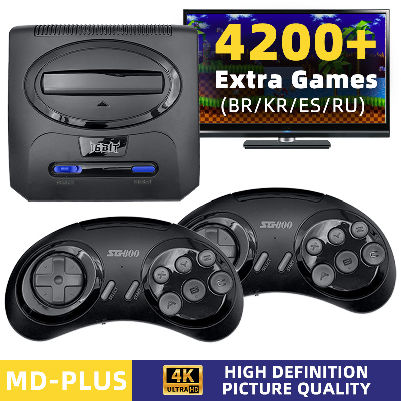 Retro Gaming Hard Drive - 16BIT Segas-MD Video Game Console For
