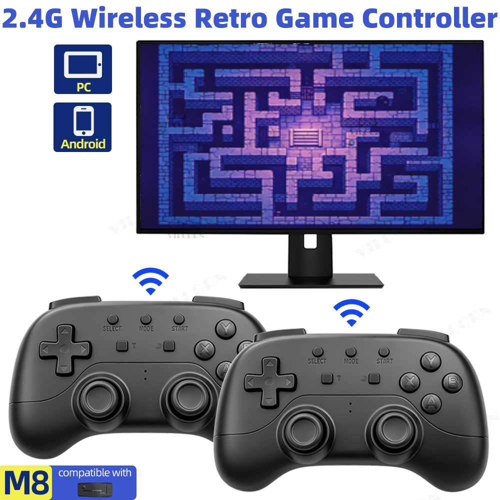 Retro Gaming Phone - 2.4G Wireless Gamepad No Delay Retro