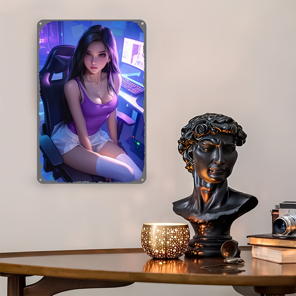 Anime Metal Wall Art 2D Retro  - đánh giá và giá Retro Gaming Bar