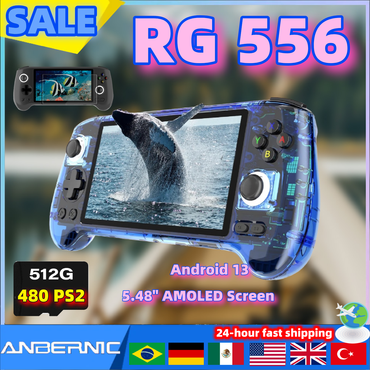 ANBERNIC RG556 Retro Video Gam - đánh giá và giá Retro Gaming Monitor