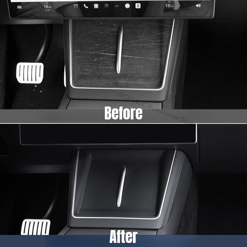 For Tesla Model YL Wireless Ch - đánh giá và giá Console Dust Cover