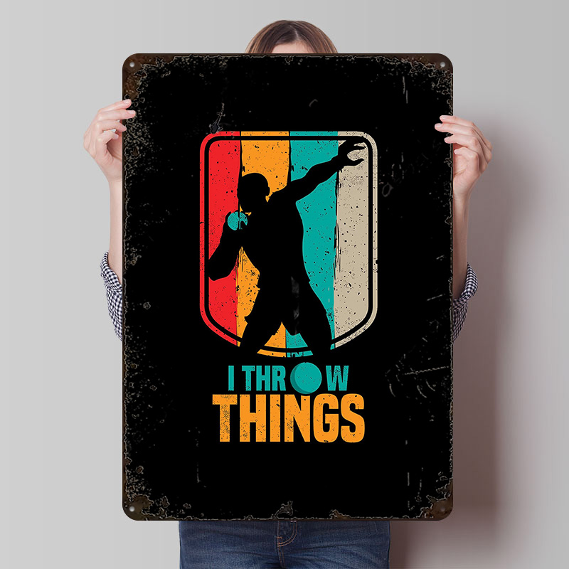 Funny Shot Put Gift Idea Tin P - đánh giá và giá Retro Gaming Room Ideas