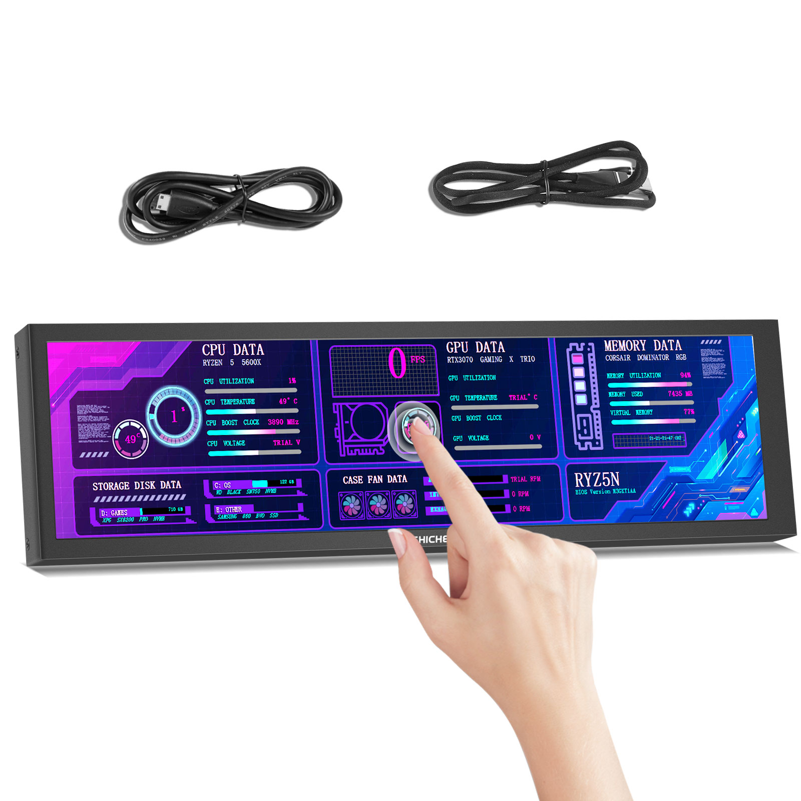 8.8-inch Chassis Secondary Scr - đánh giá và giá Retro Gaming Monitor