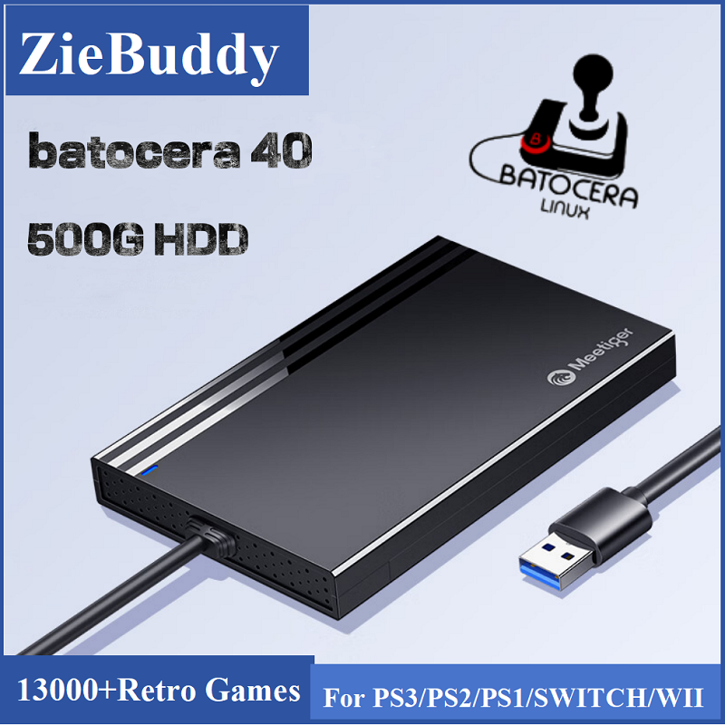 ZieBuddy Batocera 40 Linux 500 - đánh giá và giá Retro Gaming Design