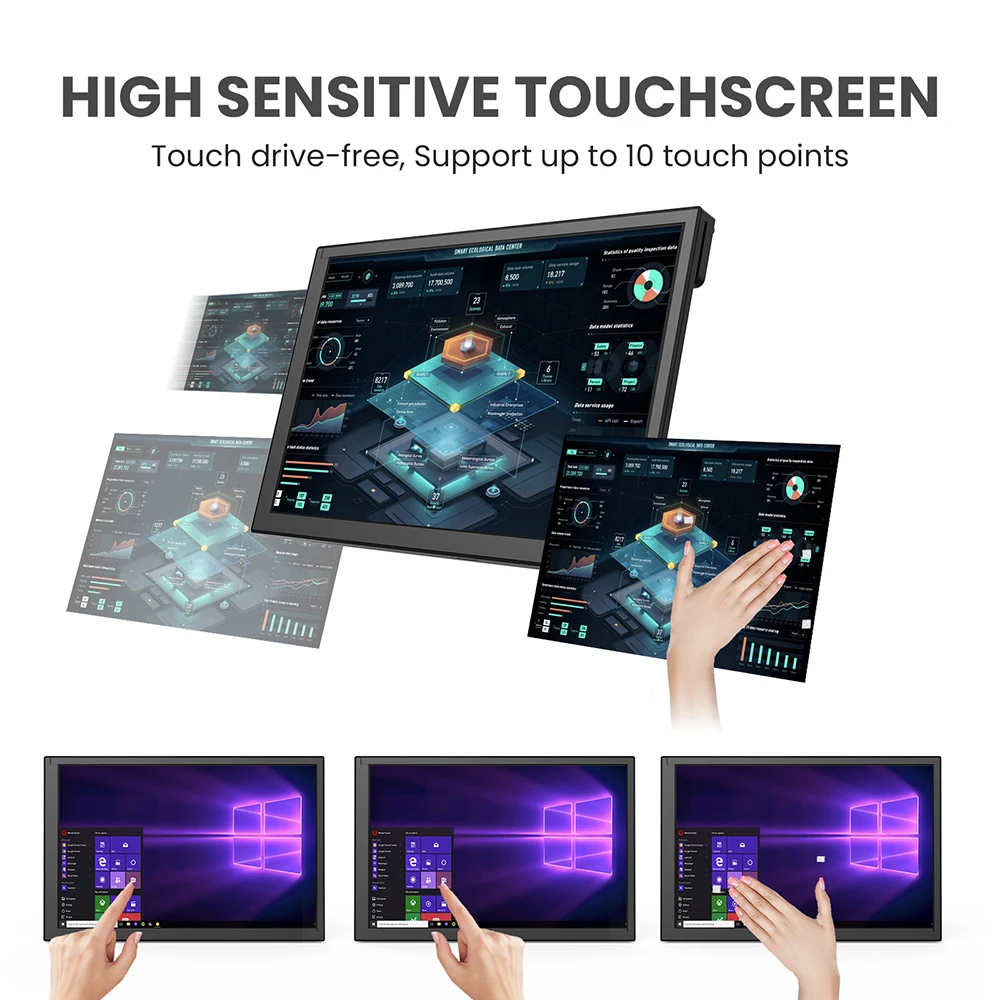 Portable HD 1280X800 Capacitiv - đánh giá và giá Retro Gaming Monitor