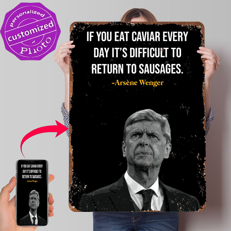 Arsene Wenger Quotes Metal Pos - đánh giá và giá Retro Gaming Quotes