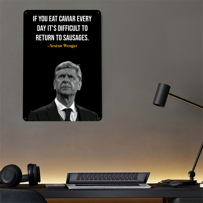 Arsene Wenger Quotes Metal Pos - đánh giá và giá Retro Gaming Quotes