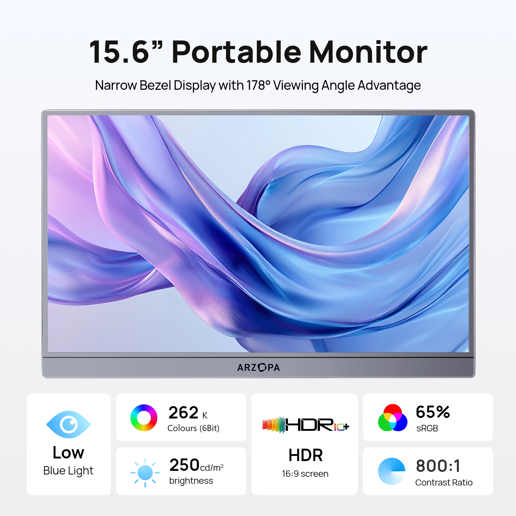 ARZOPA 15.6 inch 1080P 100%sRG - đánh giá và giá Retro Gaming Monitor