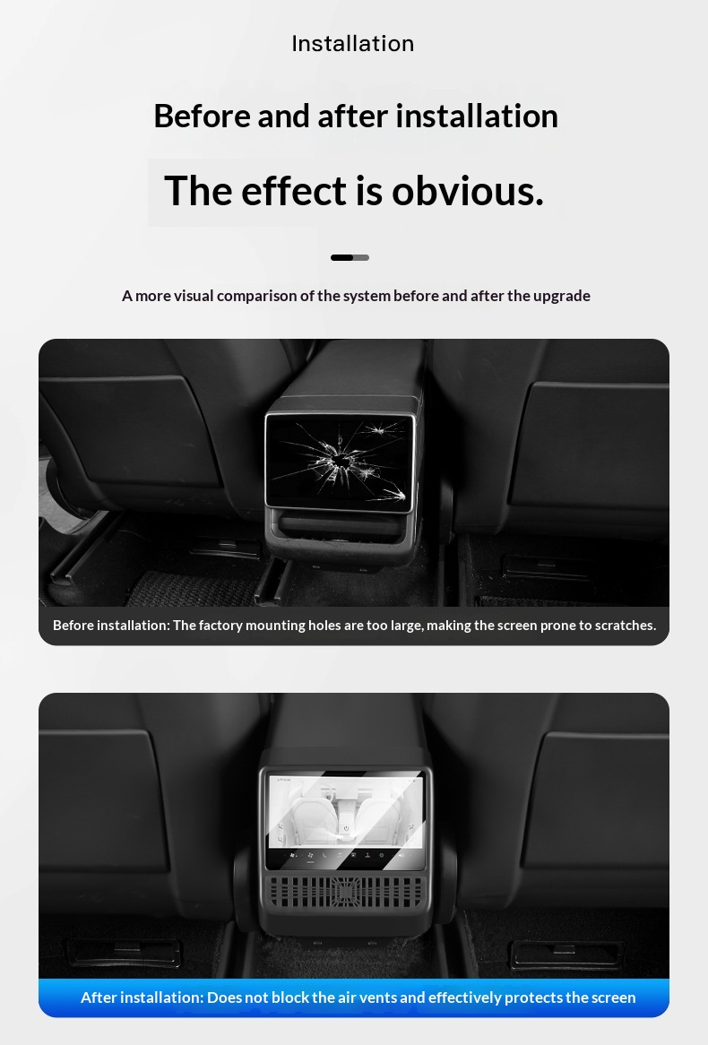For Tesla Model Y Juniper Mode - đánh giá và giá Console Dust Cover