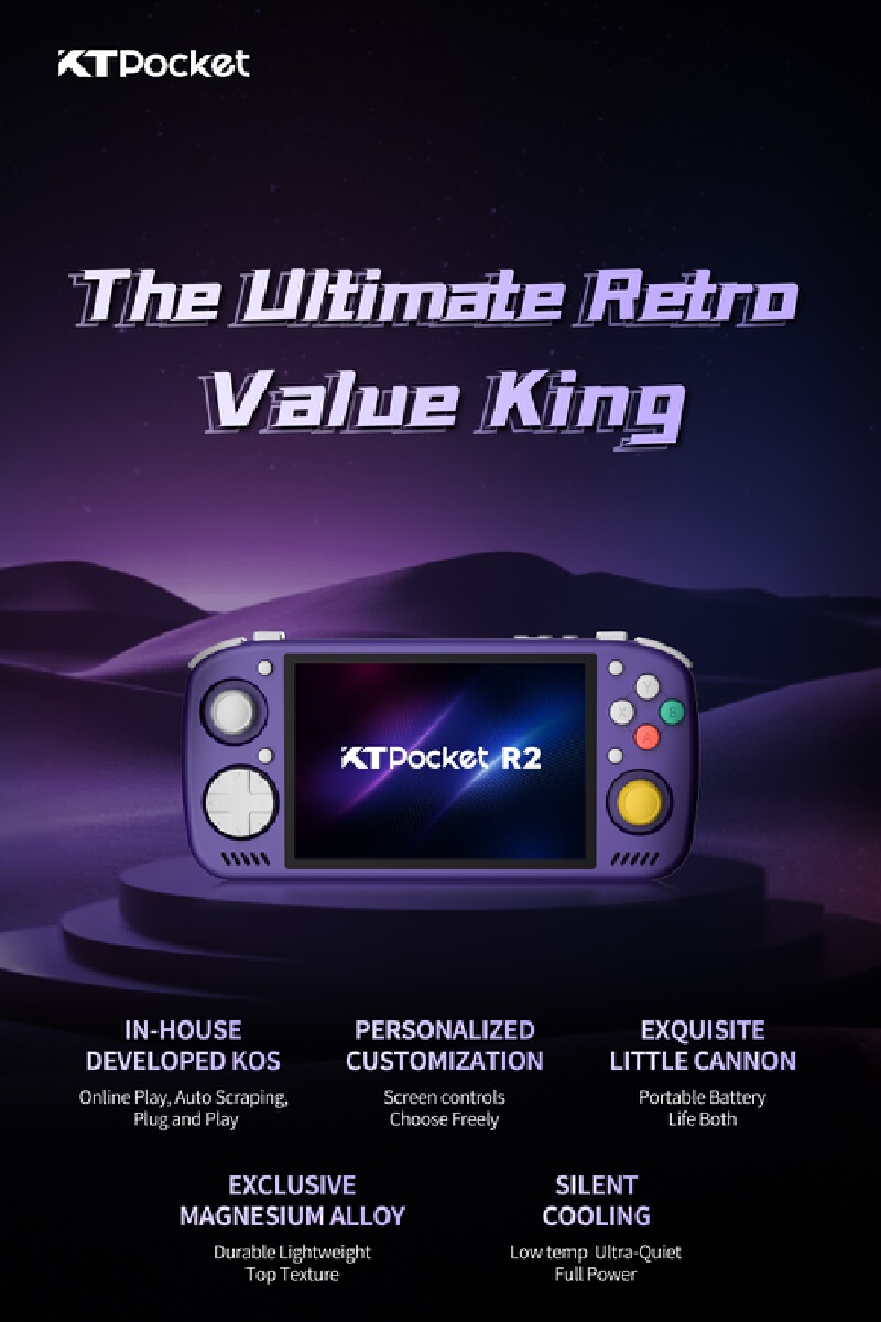 KTPocket R2 KTR2 4:3/3:2 Touch - đánh giá và giá Retro Gaming Handheld Console