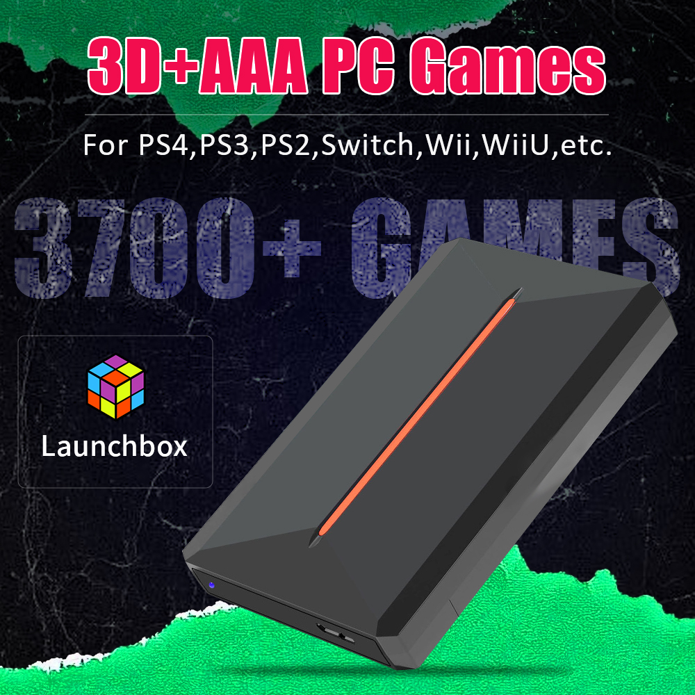 500GB Gaming HDD Launchbox OS  - đánh giá và giá Retro Gaming Hard Drive