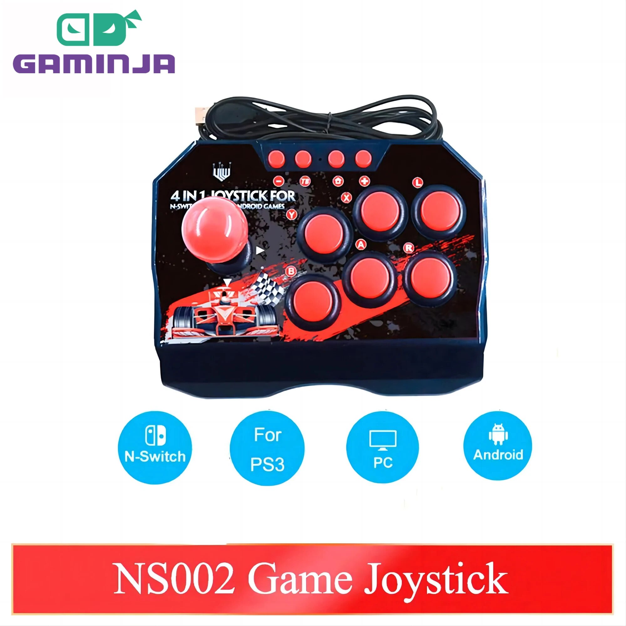 GAMINJA NS002 4 In 1 Retro Arc - đánh giá và giá Retro Gaming Raspberry Pi 4