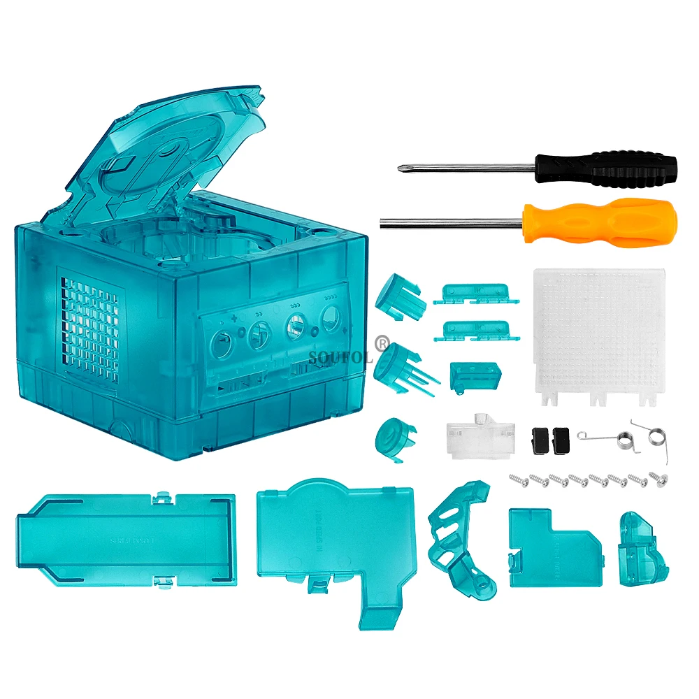 Ice Blue Replacement Case for  - đánh giá và giá Retro Gaming Fun
