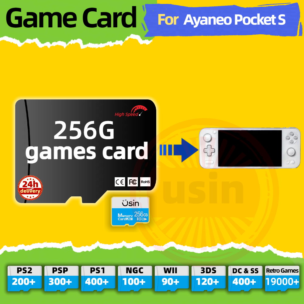 Game Card For Ayaneo Pocket S  - đánh giá và giá Retro Gaming Handheld Console