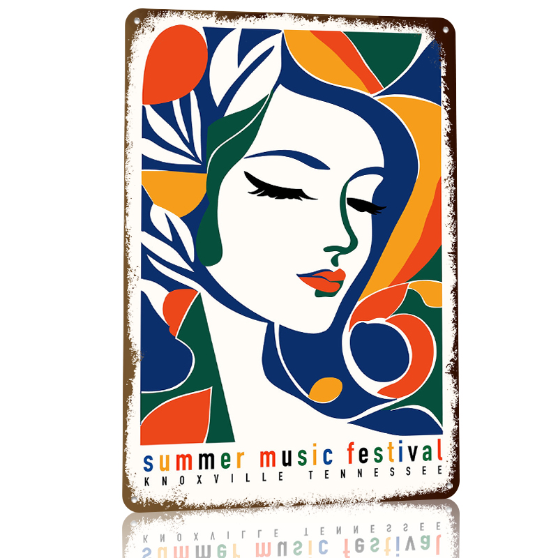 Summer Music Festival Tinplate - đánh giá và giá Retro Gaming Bar