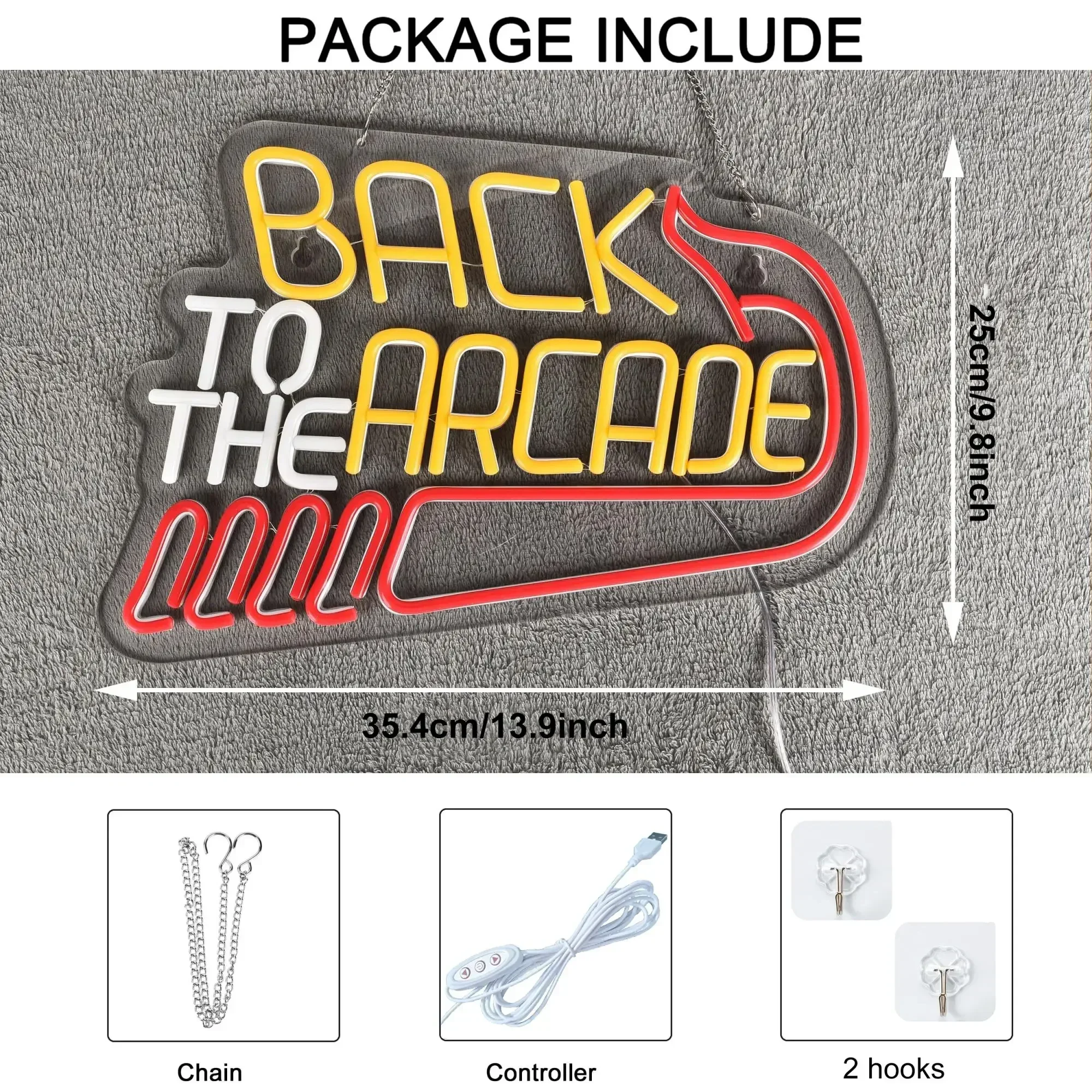 Back to The Arcade Neon Sign R - đánh giá và giá Retro Gaming Room Ideas