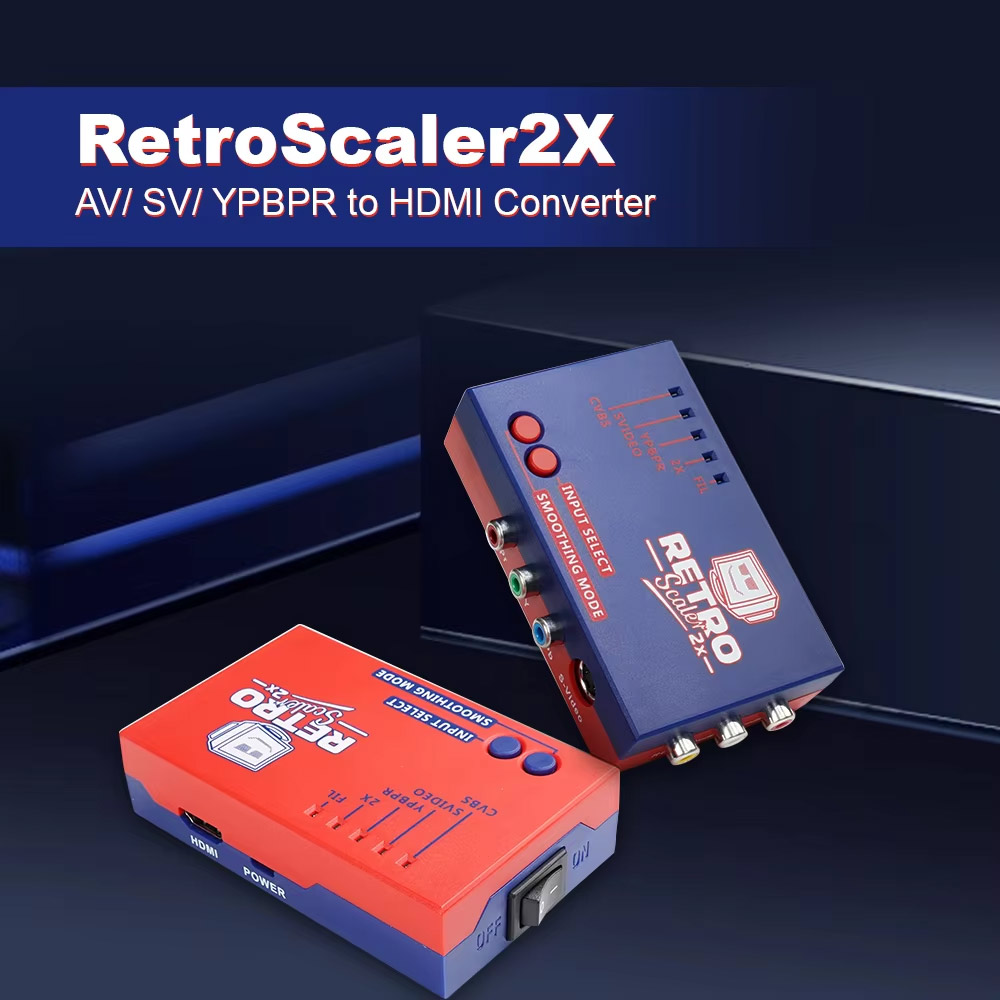 RetroScaler2X A/V To HDMI™ Con - đánh giá và giá Retro Gaming Hard Drive